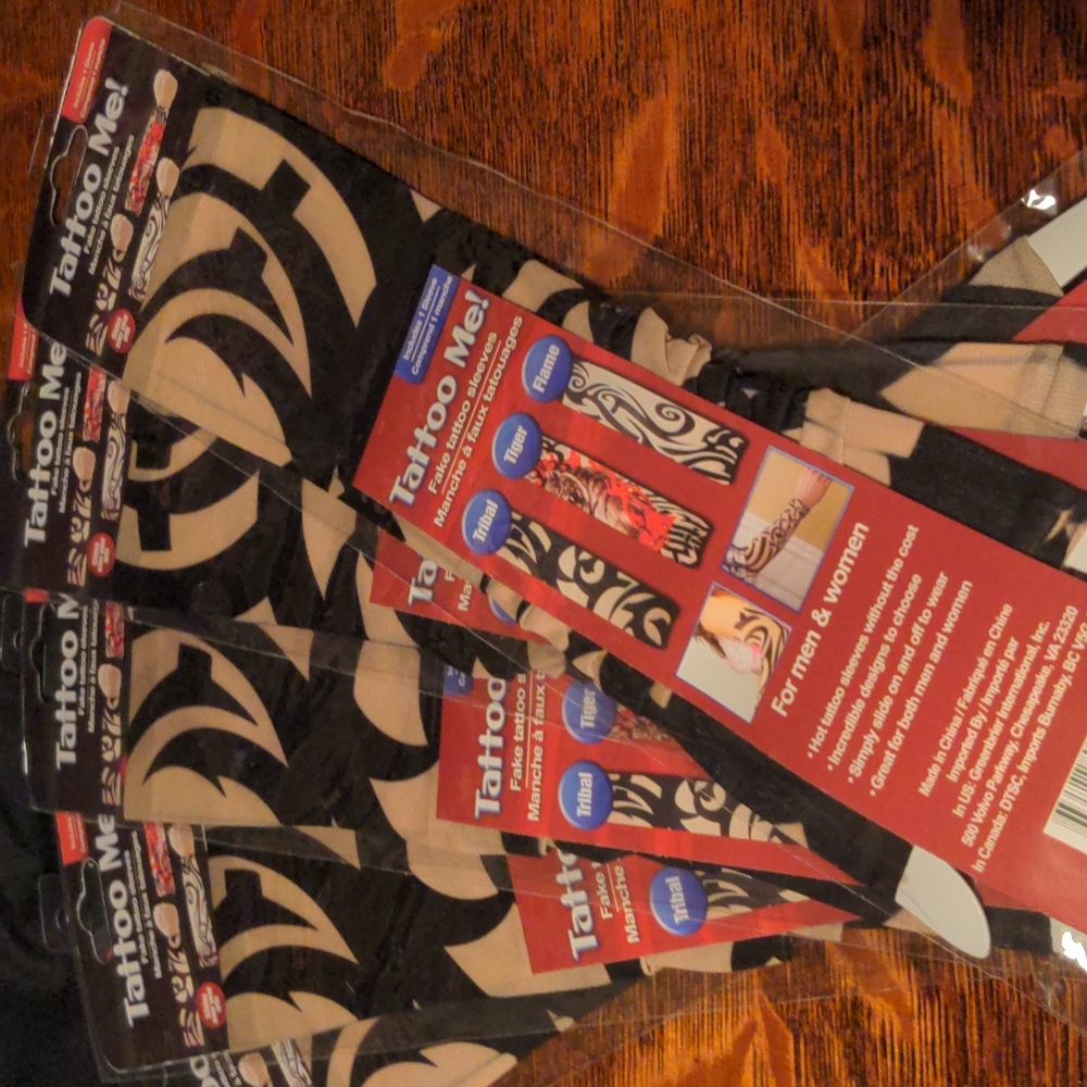 Tattoo Sleeve "Tribal" Pattern Set of 5